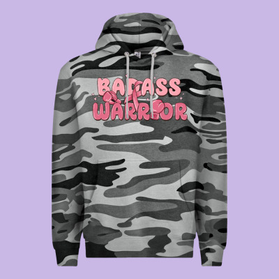 Badass Warrior Premium Hoodie Designed By Maliassmallbusiness