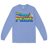 Colony Blue happy pride Long Sleeve Tee - texasbilliewilder