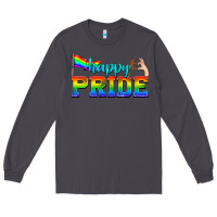 Smoke happy pride Long Sleeve Tee - texasbilliewilder