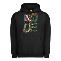 Pigment Black love boots horseshoe cowboy Urban Hoodie - NancyCooperArtShop