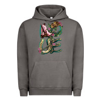 Pigment Tornado love boots horseshoe cowboy Urban Hoodie - NancyCooperArtShop