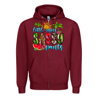 Burgundy little miss sassy pants Zipper Hoodie - Zillion Design Studio