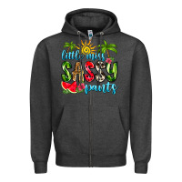 Charcoal Heather little miss sassy pants Zipper Hoodie - Zillion Design Studio