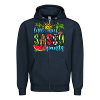 Navy little miss sassy pants Zipper Hoodie - Zillion Design Studio