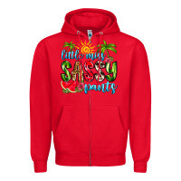 Red little miss sassy pants Zipper Hoodie - Zillion Design Studio