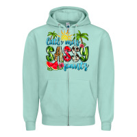 Seafoam little miss sassy pants Zipper Hoodie - Zillion Design Studio