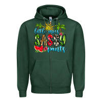 Sports Green little miss sassy pants Zipper Hoodie - Zillion Design Studio