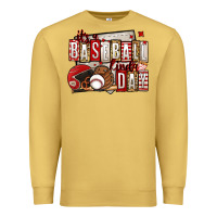 Antique Gold it's a baseball kinda day Premium Sweatshirt - Jasminsmagicworld