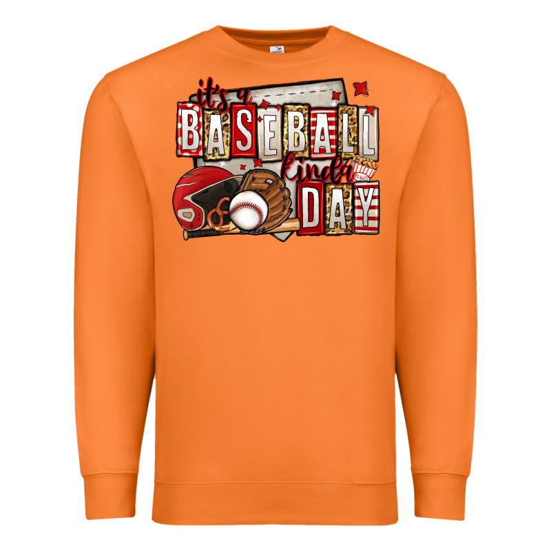 It's A Baseball Kinda Day Premium Sweatshirt by Jasminsmagicworld | Teevron