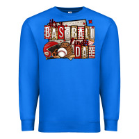 True Royal it's a baseball kinda day Premium Sweatshirt - Jasminsmagicworld