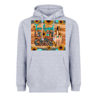 Heather Grey too bad i don't care Heavyweight Hoodie - JahusDesignShop