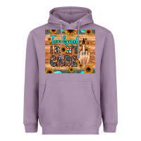 Lavender too bad i don't care Heavyweight Hoodie - JahusDesignShop