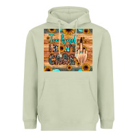 Matcha too bad i don't care Heavyweight Hoodie - JahusDesignShop
