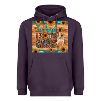 Plum too bad i don't care Heavyweight Hoodie - JahusDesignShop