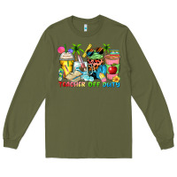 Army Green teacher off duty coffee cups Long Sleeve Tee - Zillion Design Studio