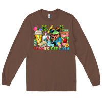 Chestnut teacher off duty coffee cups Long Sleeve Tee - Zillion Design Studio