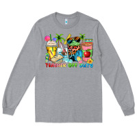 Heather Grey teacher off duty coffee cups Long Sleeve Tee - Zillion Design Studio