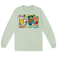 Matcha teacher off duty coffee cups Long Sleeve Tee - Zillion Design Studio