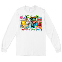 White teacher off duty coffee cups Long Sleeve Tee - Zillion Design Studio