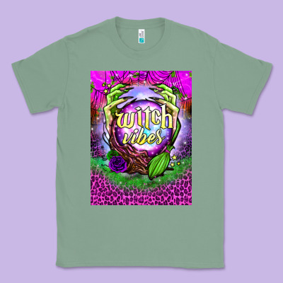 Witch Vibes Air Freshener Classic Tee Designed By Bundleandbundleshop