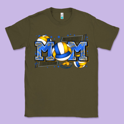 Mom Volleyball Classic Tee Designed By Zillion Design Studio