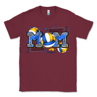 Burgundy mom volleyball Classic Tee - Zillion Design Studio