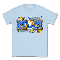 Dusty Blue mom volleyball Classic Tee - Zillion Design Studio