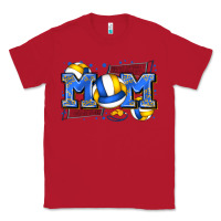 Red mom volleyball Classic Tee - Zillion Design Studio