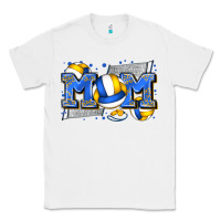 White mom volleyball Classic Tee - Zillion Design Studio