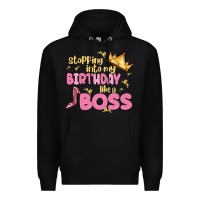 Black birthday boss Premium Hoodie - MaliasSmallBusiness