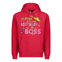 Cardinal birthday boss Premium Hoodie - MaliasSmallBusiness