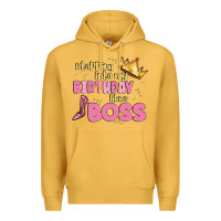 Mustard birthday boss Premium Hoodie - MaliasSmallBusiness