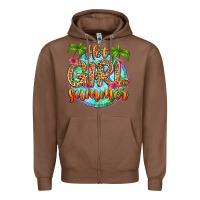Chestnut hot girl summer Zipper Hoodie - Zillion Design Studio