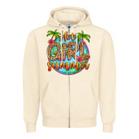 Sandshell hot girl summer Zipper Hoodie - Zillion Design Studio