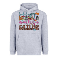 Heather Grey soul of a mermaid mouth of a sailor Heavyweight Hoodie - JahusDesignShop