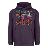 Plum soul of a mermaid mouth of a sailor Heavyweight Hoodie - JahusDesignShop