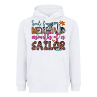 White soul of a mermaid mouth of a sailor Heavyweight Hoodie - JahusDesignShop
