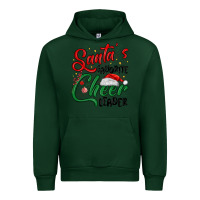 Forest Green santa s favorite cheer leader Urban Hoodie - MaliasSmallBusiness