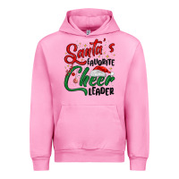 Fuchsia Pink santa s favorite cheer leader Urban Hoodie - MaliasSmallBusiness