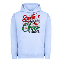 Pigment Grape Ice santa s favorite cheer leader Urban Hoodie - MaliasSmallBusiness