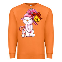 Carrot winter pink snowman Premium Sweatshirt - AdoDesignShop