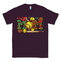 Plum mom softball Classic Tee - Zillion Design Studio