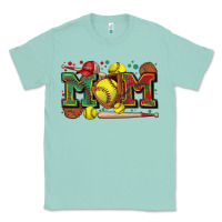 Seafoam mom softball Classic Tee - Zillion Design Studio