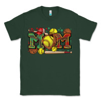 Sports Green mom softball Classic Tee - Zillion Design Studio