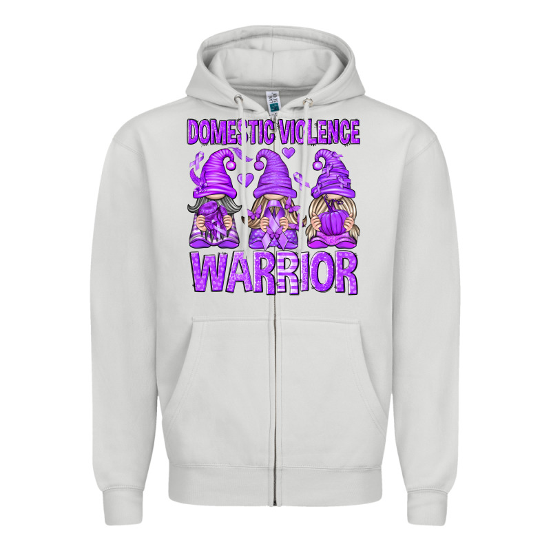 Domestic Violence Warrior Gnomes Zipper Hoodie by texasbilliewilder | Teevron