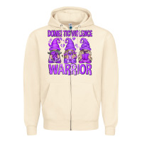 Sandshell Domestic Violence Warrior Gnomes Zipper Hoodie - texasbilliewilder