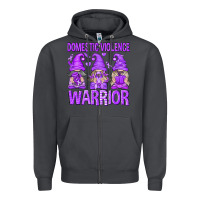 Smoke Domestic Violence Warrior Gnomes Zipper Hoodie - texasbilliewilder