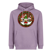 Lavender christmas gnomies christmas ornament Heavyweight Hoodie - BundleAndBundleShop