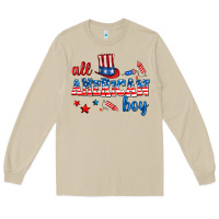 Mushroom all american boy Long Sleeve Tee - AdoDesignShop
