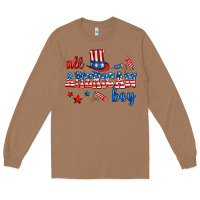 Toasted Coconut all american boy Long Sleeve Tee - AdoDesignShop